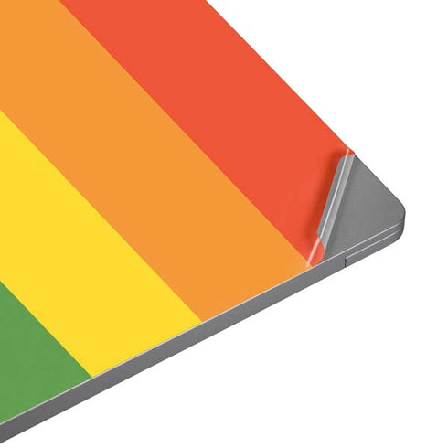 Vertical Rainbow Flag Universal Laptop 16in (13 x 9.4in) Skin
